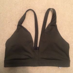 Victoria’s Secret Sports Bra size small dark green